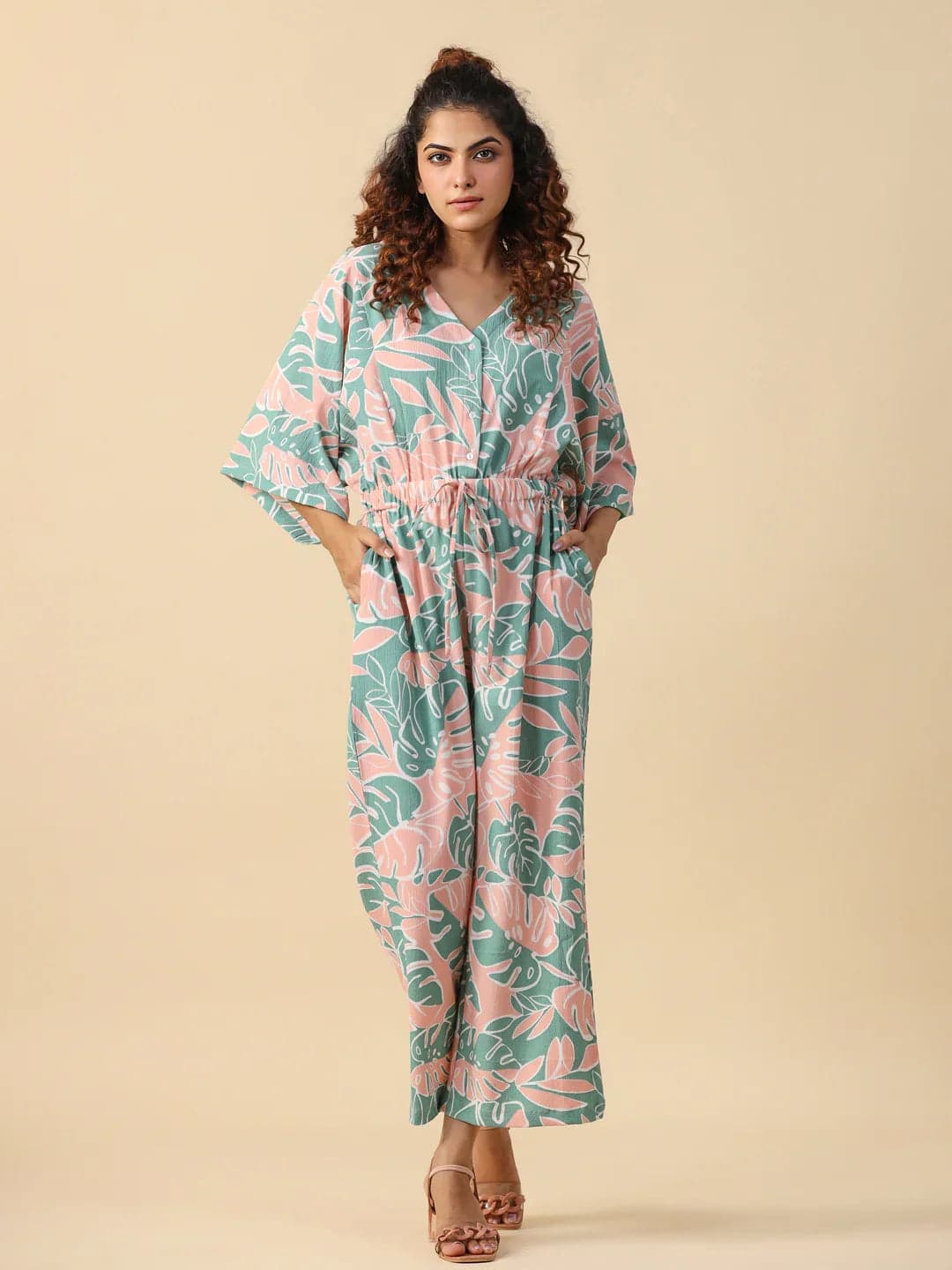 Volso Fashion Printed Jumpsuit Loungewear